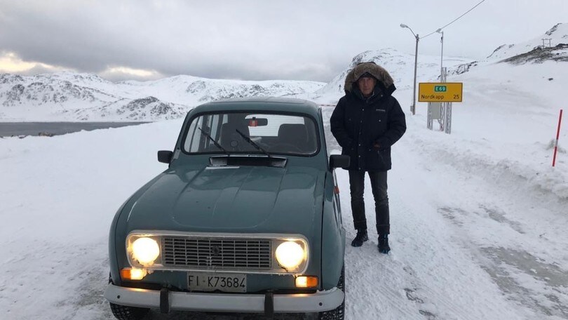 Renault 4: viaggio a Capo Nord FOTO