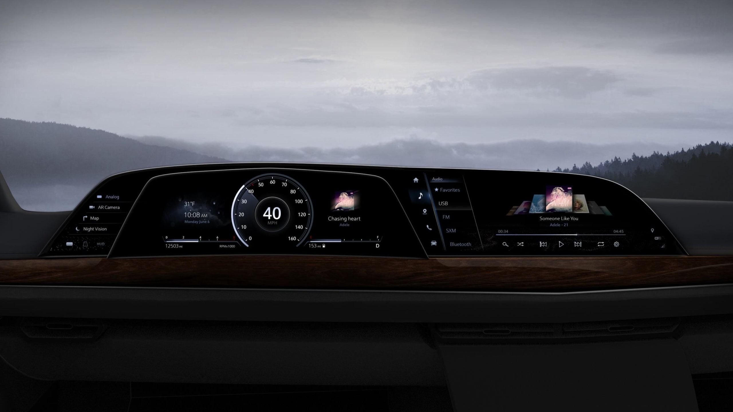 Cadillac Escalade, debutta il primo cruscotto P-OLED