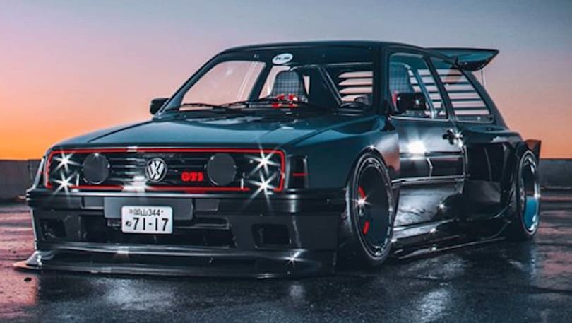 Golf Mk2 K.S GTI, da un rendering al tuning estremo FOTO
