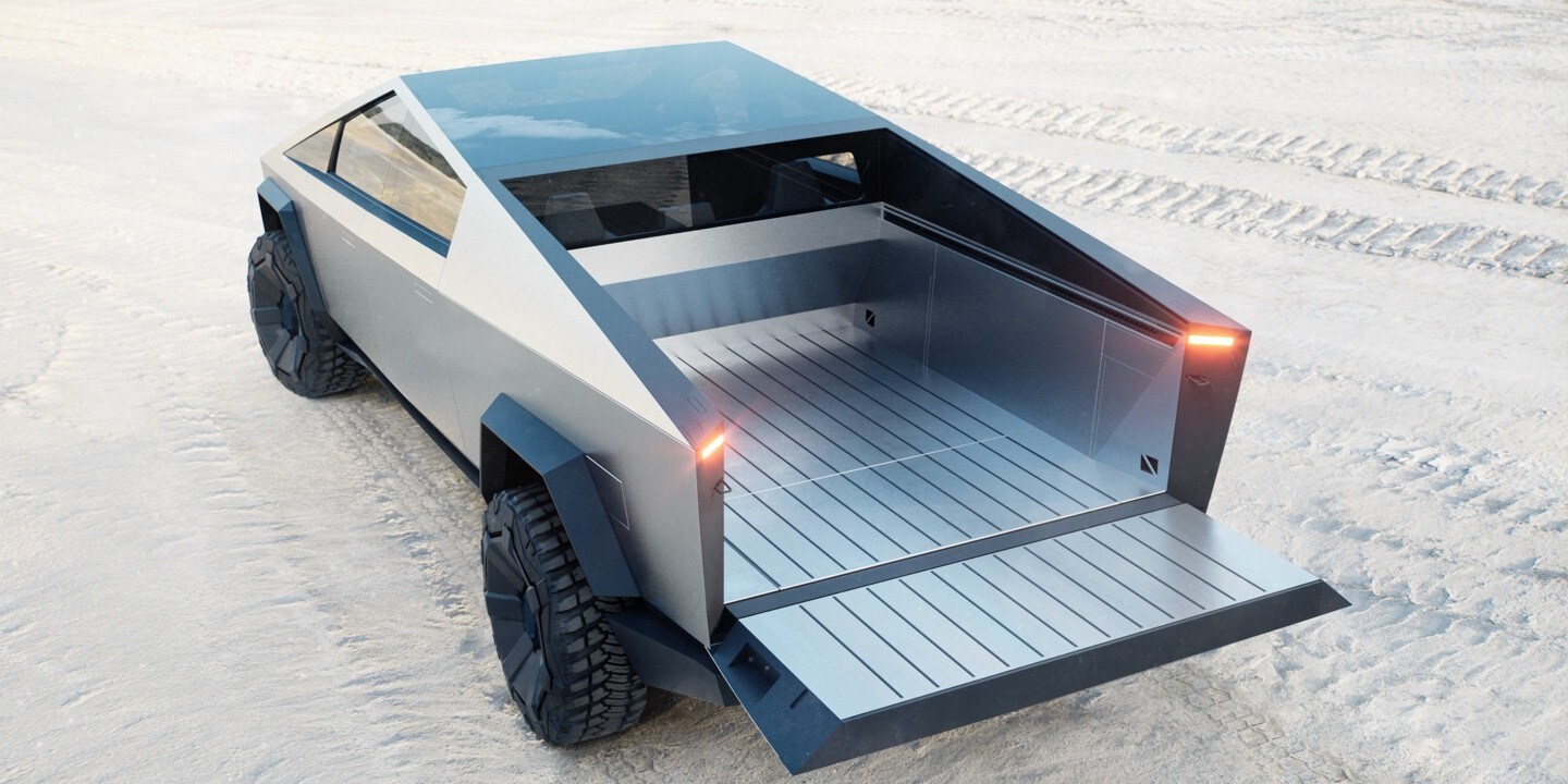 Tesla Cybertruck di serie sarà più piccolo e gentile nelle forme
