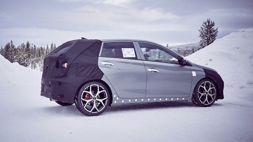 Muletti di Hyundai i20 N: foto