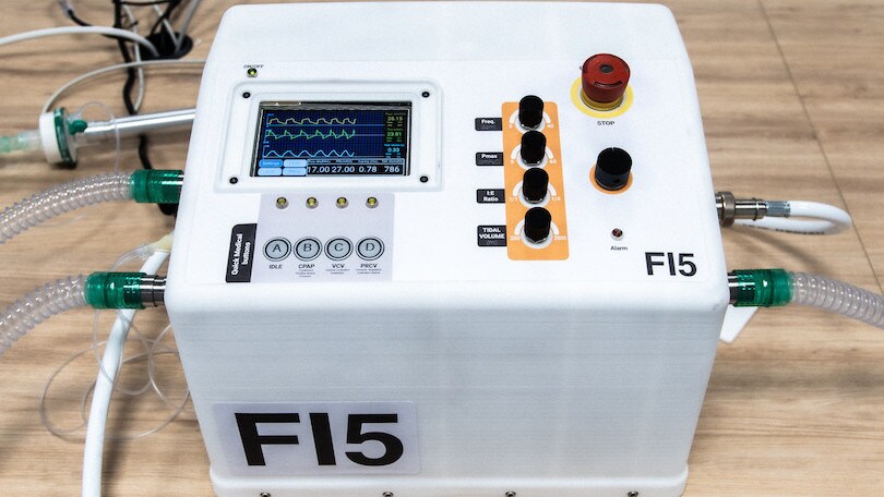 Respiratore FI5 Ferrari, primo prototipo costruito in Messico