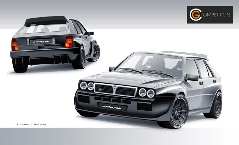 Lancia Delta Integrale elettrica, in Francia osano!
