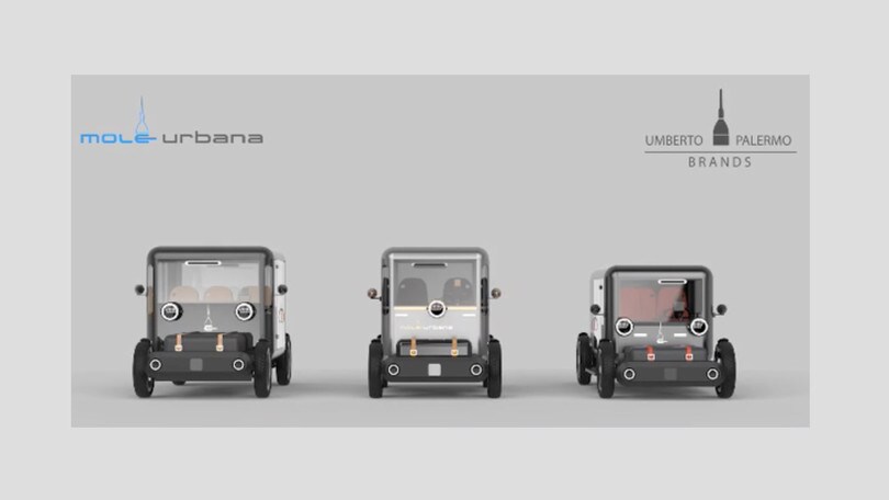 Mole Urbana, il quadriciclo elettrico debutta a Torino