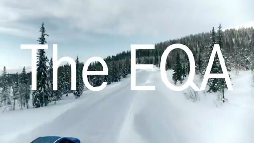 Mercedes EQA, test sulla neve per il SUV elettrico