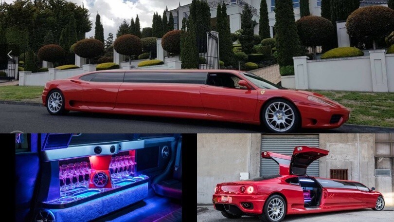 Ferrari 360 Modena Limousine in vendita a 240mila euro FOTO
