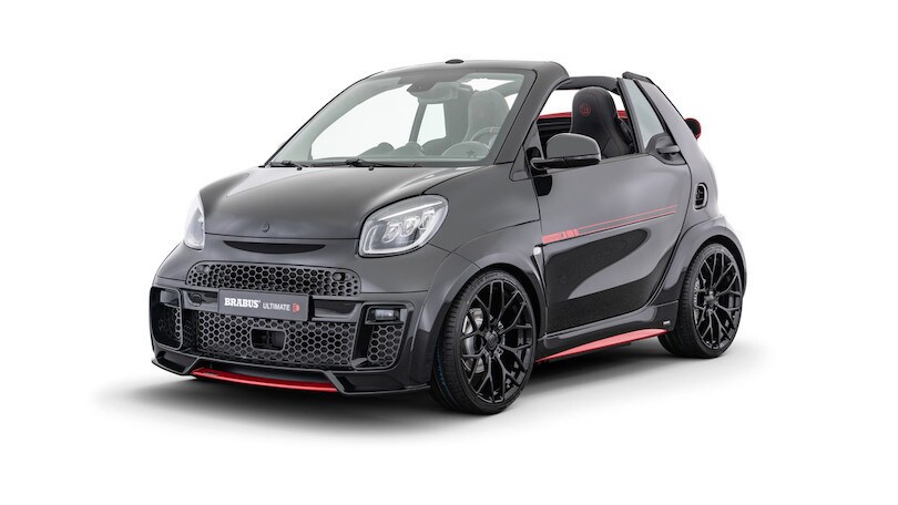 Brabus Ultimate E, fortwo cabrio trova il boost elettronico