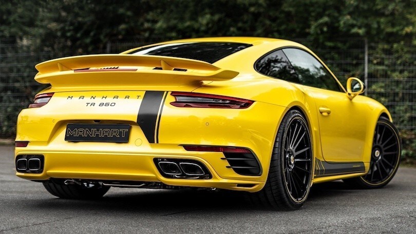 Porsche 911 Turbo S diventa Manhart TR 850 FOTO