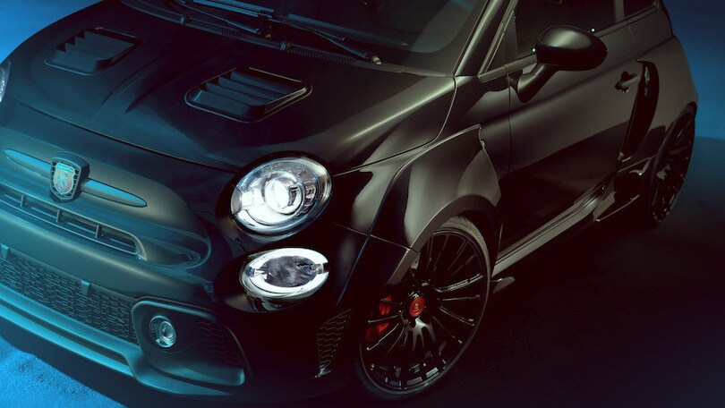 Pogea Hercules Abarth 595, carbonio e cavalli su misura