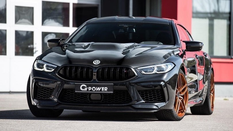 BMW M8 Gran Coupé, tuning mostruoso da 808 cv