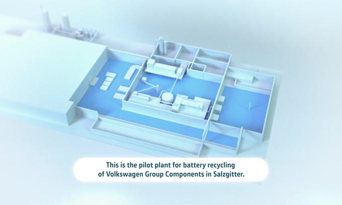 Volkswagen, ecco l'impianto riciclo batterie di Salzgitter