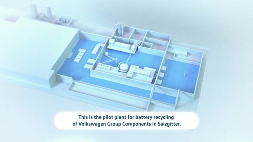 Volkswagen, ecco l'impianto riciclo batterie di Salzgitter