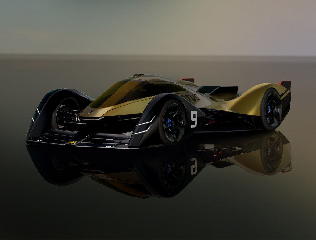 Lotus E-R9, l'auto da corsa nel 2030