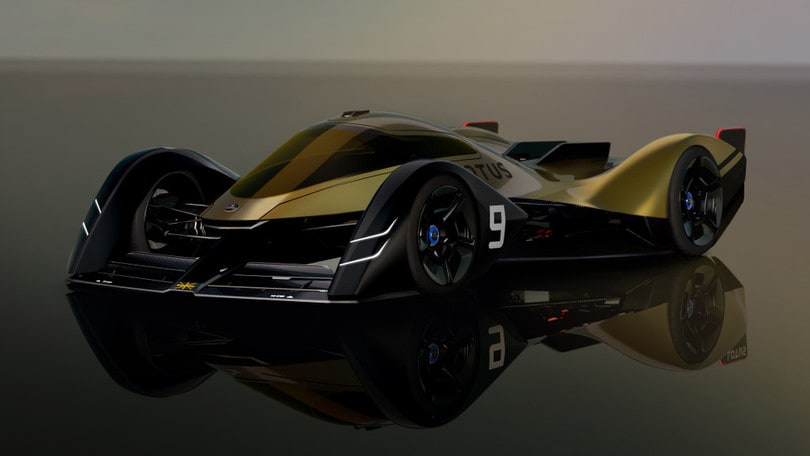 Lotus E-R9, l'auto da corsa nel 2030