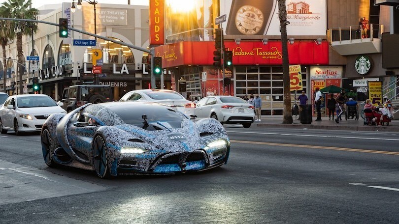 Hyperion XP-1, il prototipo avvistato a Los Angeles