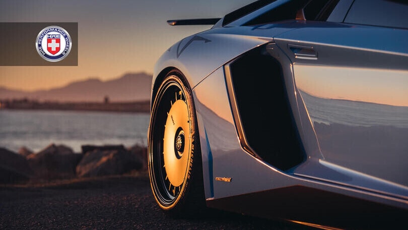 Lamborghini Aventador SV, nuovi cerchi vintage HRE Wheels