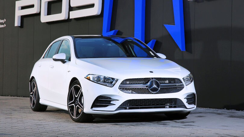 Posaidon, Mercedes-AMG A35 elevata alle prestazioni della A45
