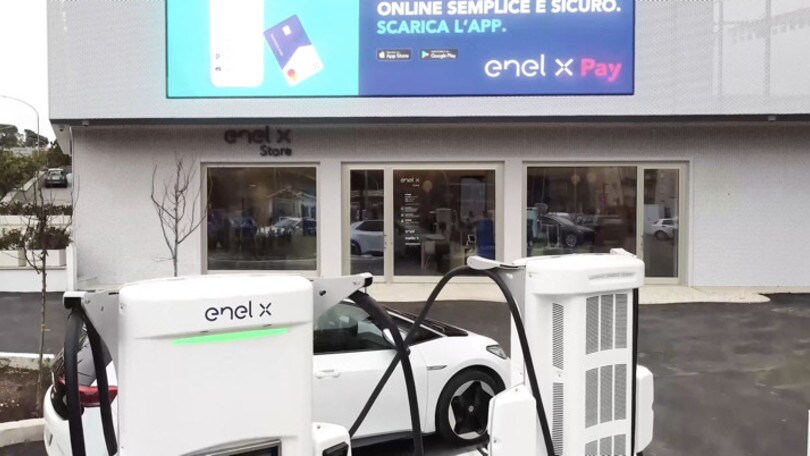 Enel X Store, a Roma la prima stazione di servizio urbana di ricarica ultrafast