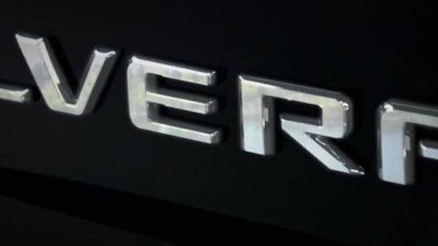 Chevrolet Silverado elettrico, teaser