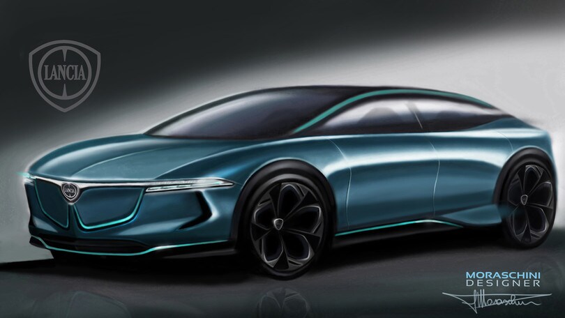 Lancia E-Th, idea per una fastback elettrica