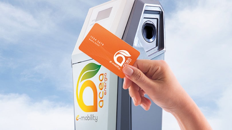 Acea, con l'app 10mila colonnine di ricarica raggiungibili in tutta Italia