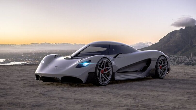 Viritech Apricale, hypercar a idrogeno FOTO