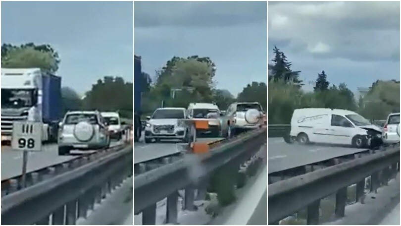 Follia in superstrada: 2 chilometri contromano, poi lo scontro frontale