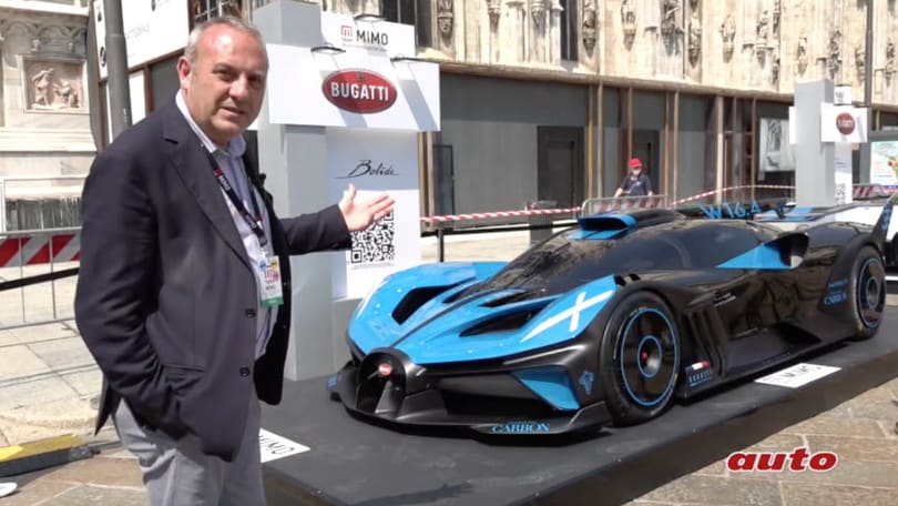 Milano Monza Motor Show, la Bugatti Bolide