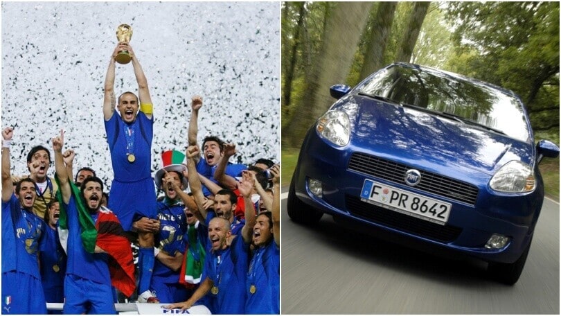 Fiat Grande Punto, la più amata quando l'Italia vinceva i Mondiali 2006