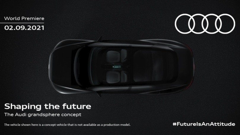 Audi Grandsphere, un teaser anticipa la presentazione del 9 settembre 2021