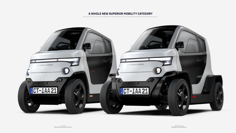 City Transformer, al Salone di Monaco la citycar che si restringe