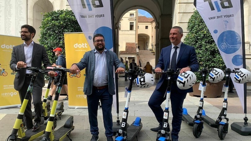 Padova, il servizio monopattini in sharing di Bit Mobility e Dott