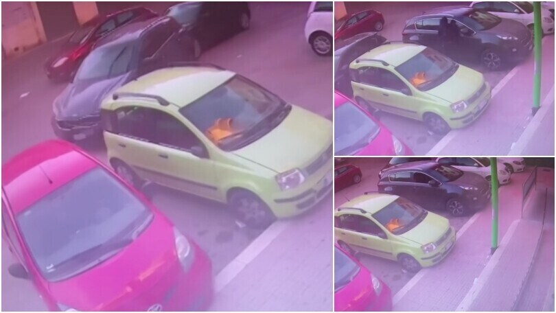 Bari, furto d’auto flash: in due minuti succede di tutto, ma le telecamere...