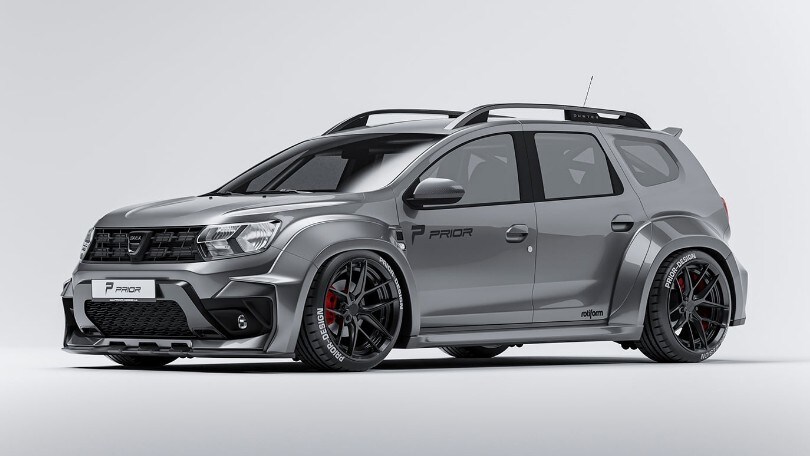 Dacia Duster in versione da corsa con il kit di Prior Design