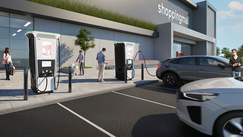 ABB Terra 360, come ti carico l'elettrica in un batter d'occhio