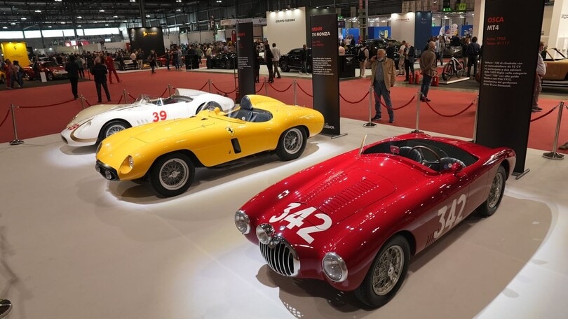 Milano AutoClassica 2021: Maserati 200 S, Ferrari 750 Monza Spider