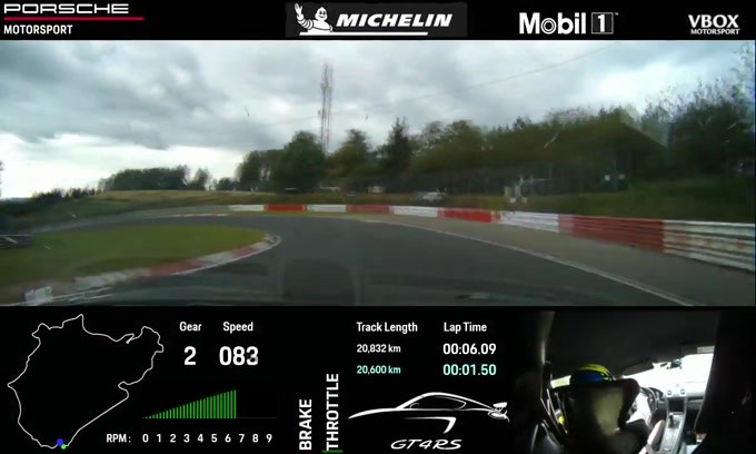 Porsche 718 Cayman GT4 RS, l'onboard al Nurbugring è pazzesco