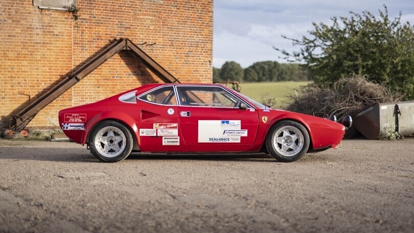 Ferrari Dino GT4 campione di corse in salita all’asta