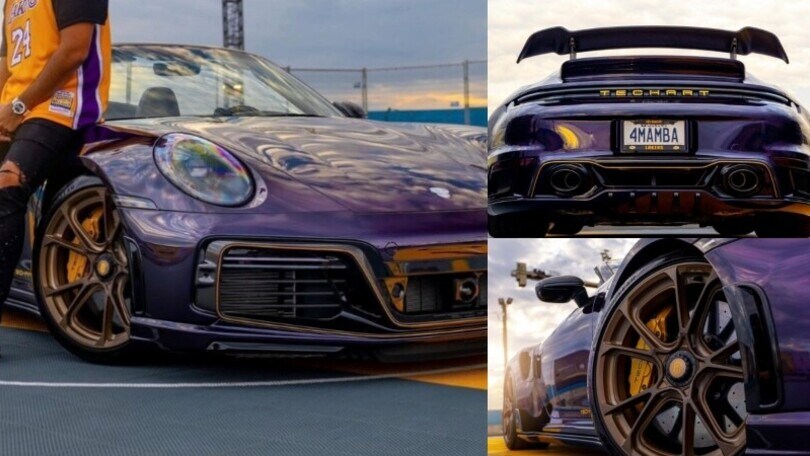 Porsche 911 Turbo S one-off: l’omaggio a Kobe Bryant è imparagonabile
