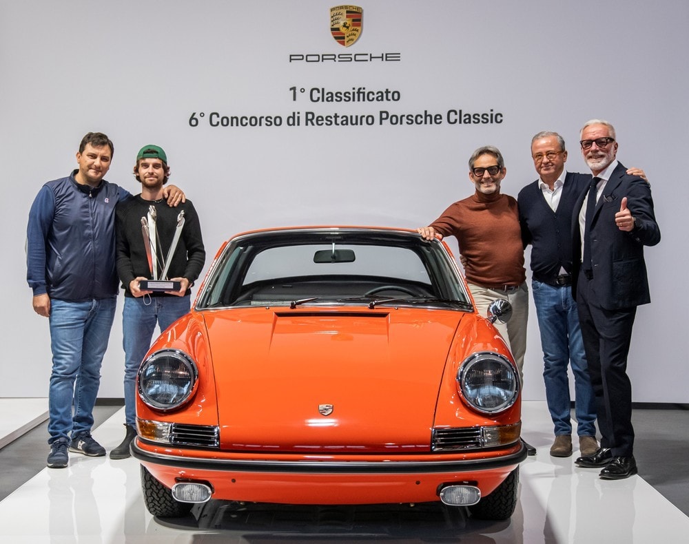 Porsche 911, quella appartenuta ad Agostini premiata a Padova