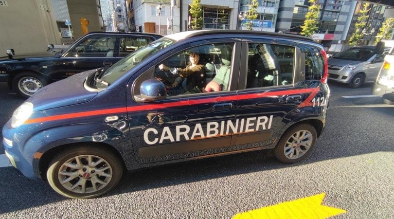 In Giappone spunta una Panda con la livrea dei Carabinieri!