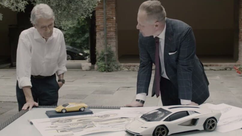 Lamborghini-Gandini, botta e risposta sulla nuova Countach