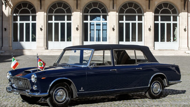 Lancia, celebrazioni al Quirinale con la Flaminia presidenziale