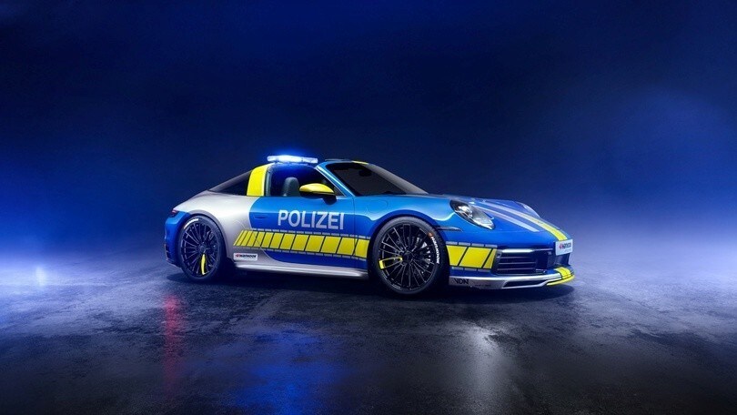 Porsche 911 Targa, 380 cv per la Polizia