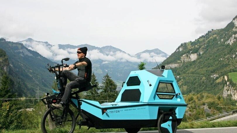 Z-Triton, il camper elettrico che è anche bici e barca