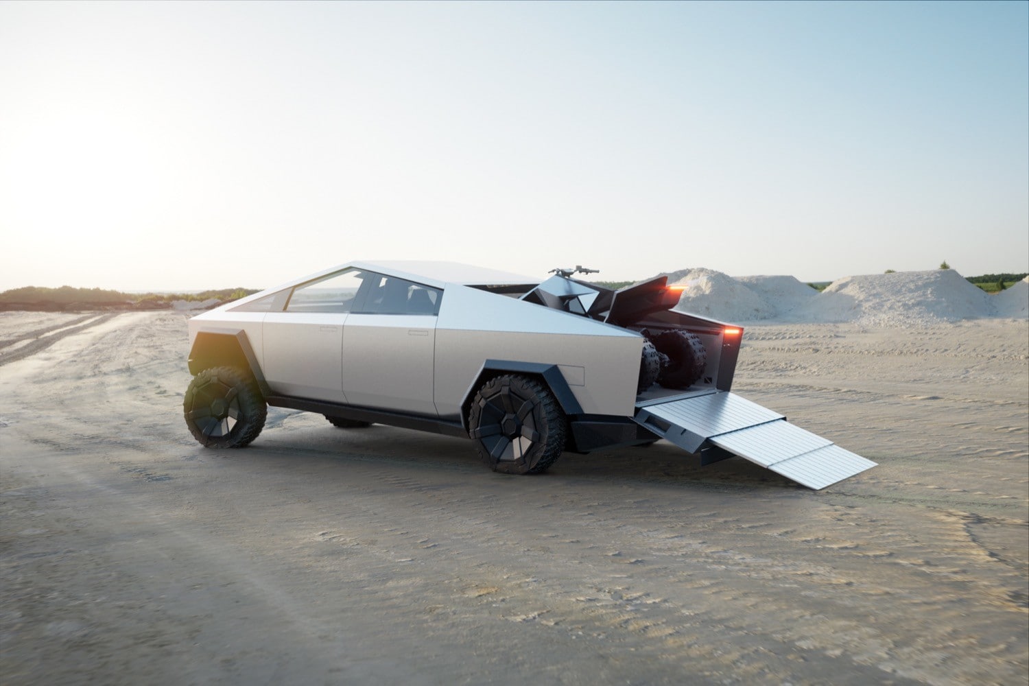 Elon Musk rilancia, Tesla Cybertruck avrà anche quattro motori