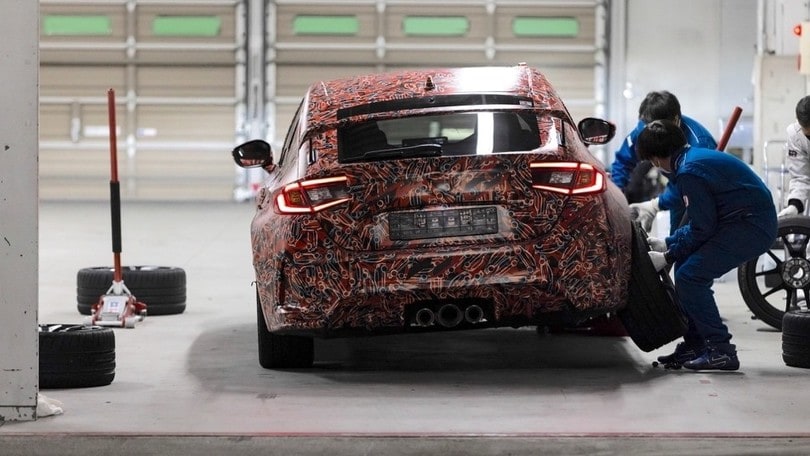 Muletti di nuova Honda Civic Type R 2022