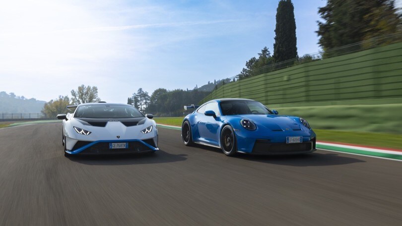 Centro Prove: Lamborghini Huracan STO Vs Porsche 911 GT3