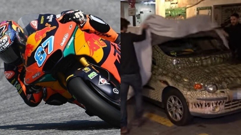 Fiat Multipla, quella di Remy Gardner è... pitonata!