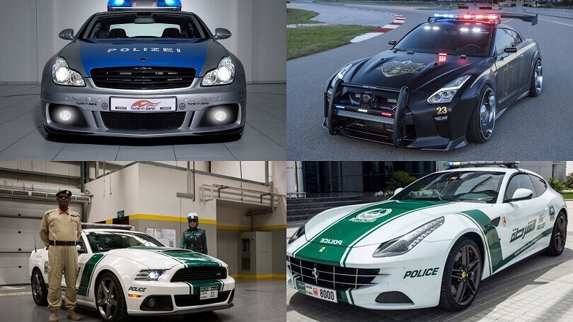 Auto della Polizia: le più "assurde" e potenti al mondo